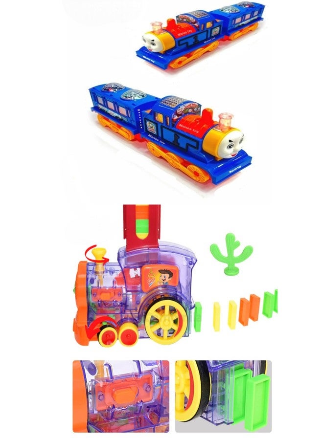 Manos Domino Train and Coco Train Combo Pack, Light and Musical Kids Toy, Educational Building Toys for Boys and Girls - Image 1